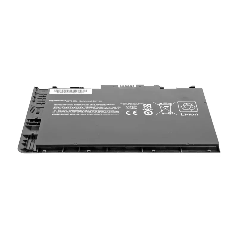 MOVANO Batteria ricaricabile BT04XL per HP EliteBook Folio 9470m 9480m - 3500 mAh (52 Wh)