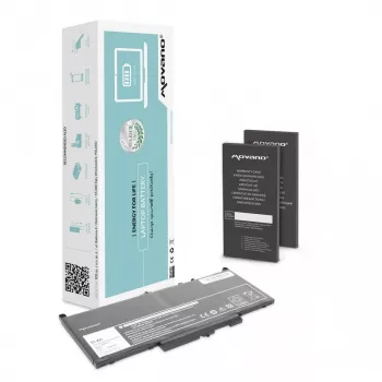 MOVANO Batteria ricaricabile J60J5 GG4FM MC34Y per Dell E7270 E7470 - 7200 mAh (55 Wh)