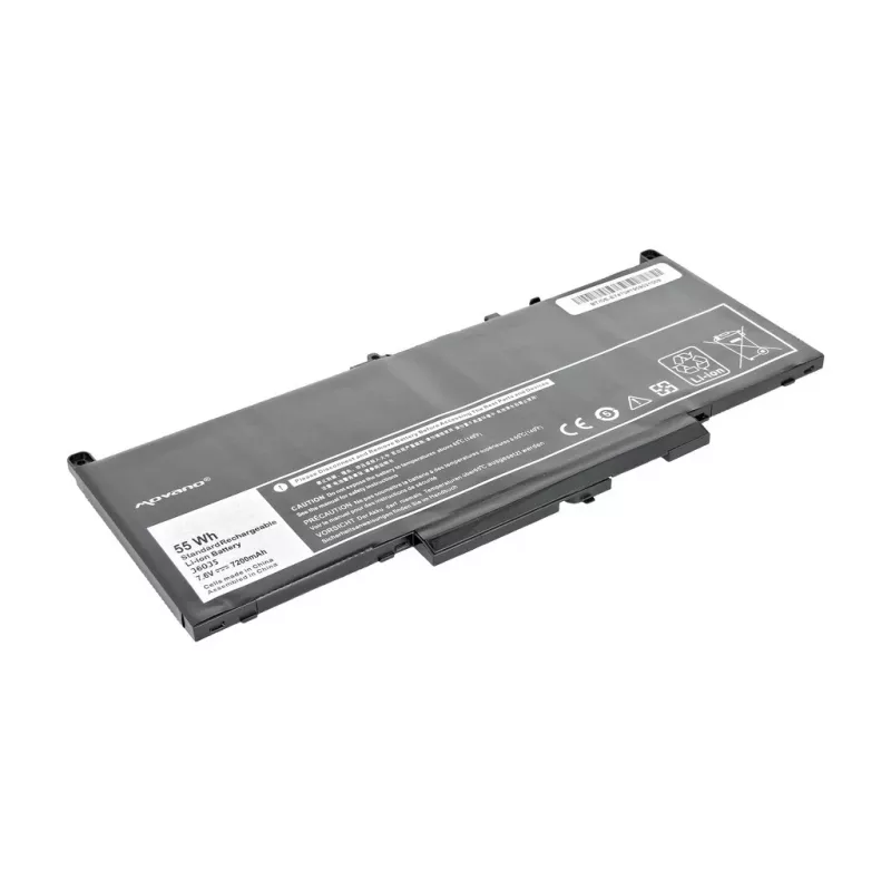 MOVANO Batteria ricaricabile J60J5 GG4FM MC34Y per Dell E7270 E7470 - 7200 mAh (55 Wh)