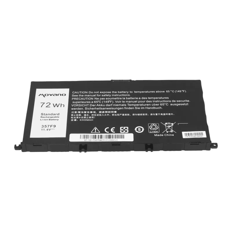 MOVANO Batteria ricaricabile 357F9 per Dell Inspiron 5577 7557 - 6300 mAh (72 Wh)