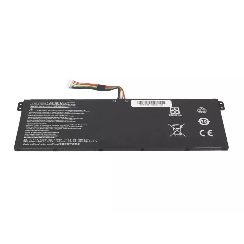 MITSU Batteria ricaricabile AC14B13J AC14B18J per Acer Aspire ES1 V3 - 3600 mAh (41 Wh)