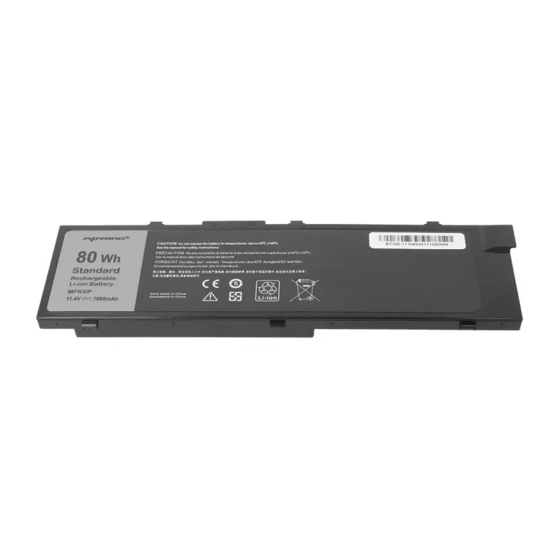 MOVANO Batteria ricaricabile MFKVP per Dell Precision 15 7510 17 7710 - 7000 mAh (80 Wh)