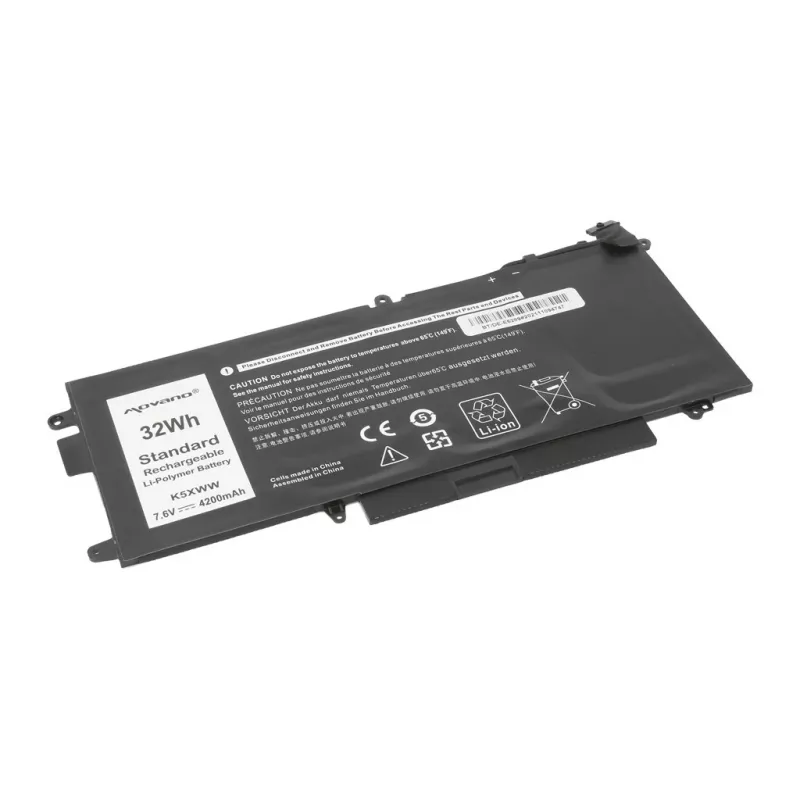 MOVANO Batteria ricaricabile K5XWW per Dell Latitude 5289 7390 2-in-1 - 4200 mAh (32 Wh)