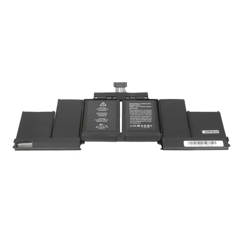 MOVANO Batteria ricaricabile A1618 MacBook Pro 15 Retina A1398 2015 - 8755 mAh (99,5 Wh)