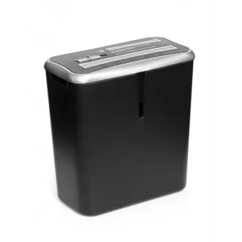 WALLNER distruggidocumenti XD805 CD taglio incrociato, 8 fogli, 15L, nero