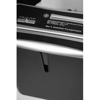 WALLNER distruggidocumenti XD805 CD taglio incrociato, 8 fogli, 15L, nero
