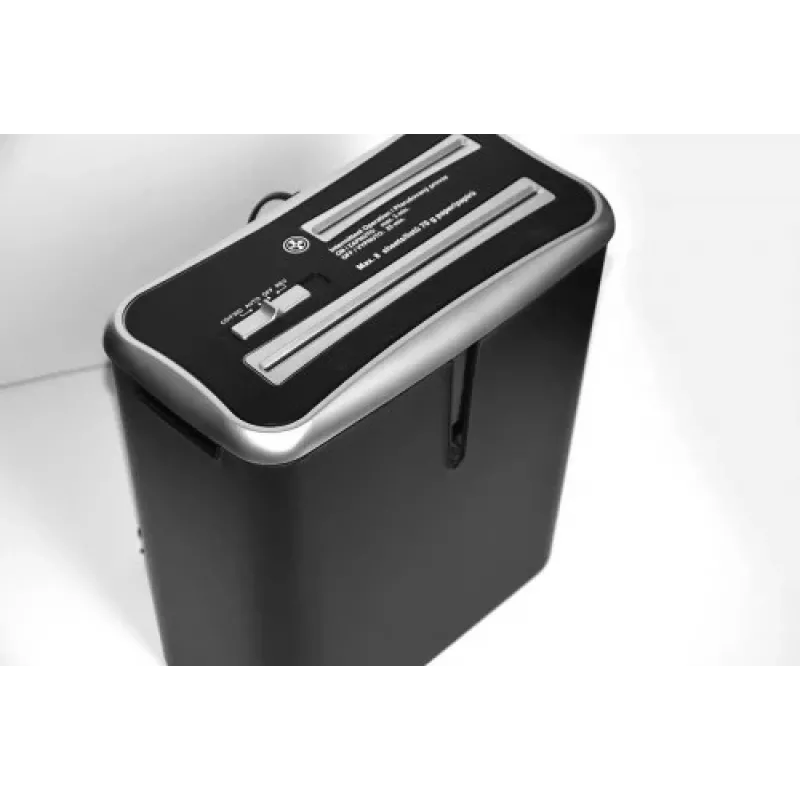 WALLNER distruggidocumenti XD805 CD taglio incrociato, 8 fogli, 15L, nero