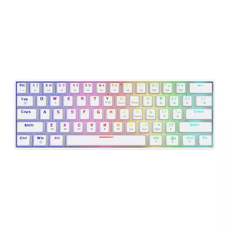 SAVIO Whiteout X2 tastiera meccanica Outemu Peach Silent