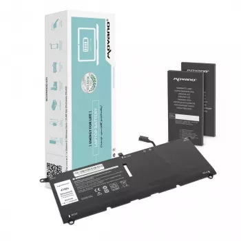 MOVANO batteria ricaricabile DXGH8 G8VCF per Dell XPS 13 9370 9380 - 5500 mAh (41 Wh)