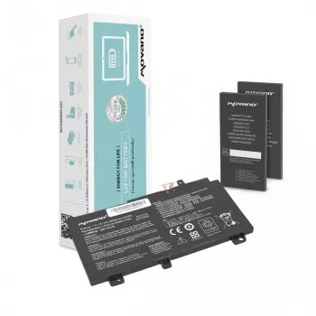 MOVANO batteria ricaricabile B31N1726 per Asus FX504 FX505 FX80G - 3900 mAh (44 Wh)