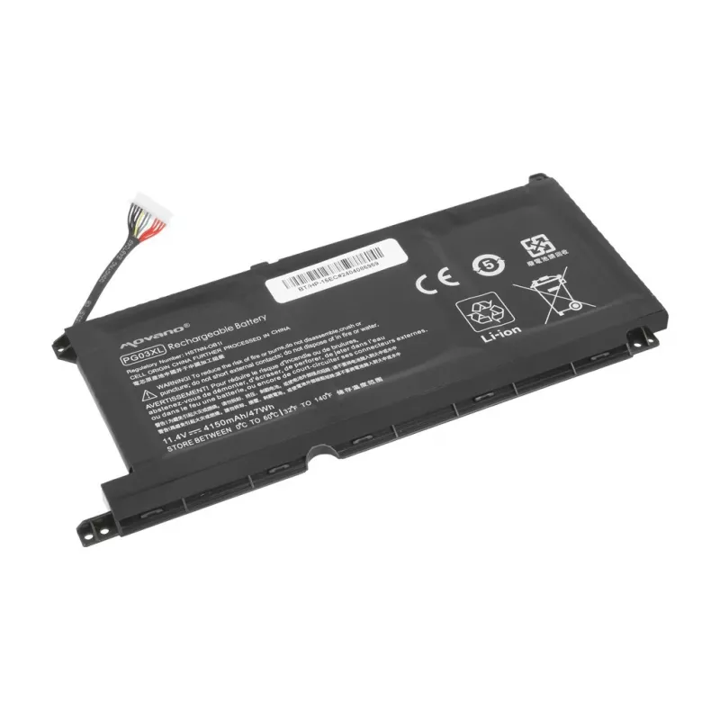 Batteria ricaricabile MOVANO PG03XL per HP 15-DH 15-EC 15-DK 16-A - 4150 mAh (47 Wh)