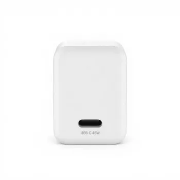 Crong Ultra Compact GaN USB-C 45W PD 3.0 PPS caricabatterie da parete (bianco)