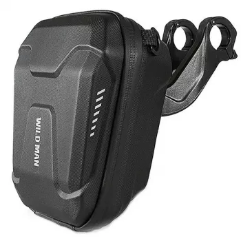 WILDMAN E8 borsa da telaio per bici 3L nero