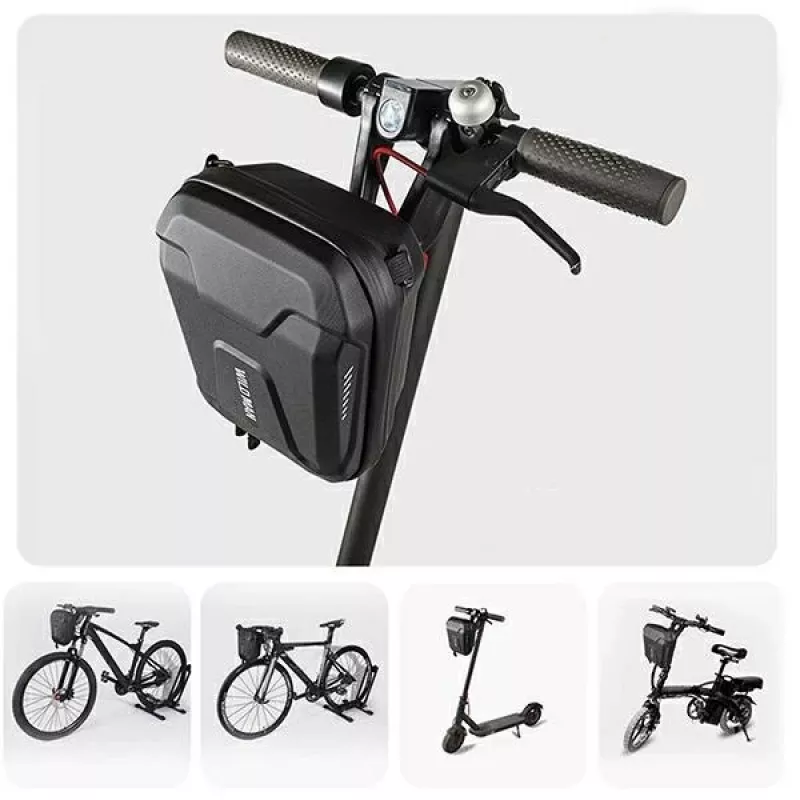 WILDMAN E8 borsa da telaio per bici 3L nero