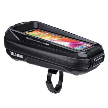 WILDMAN MS33 borsa da tubo orizzontale per bici 0,6L nero