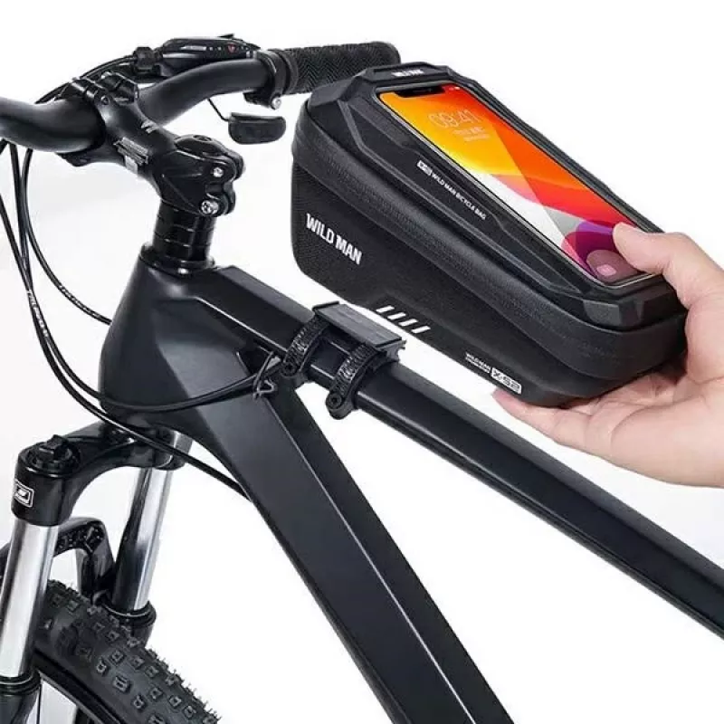 WILDMAN XS2 borsa da telaio per bici 1L nero