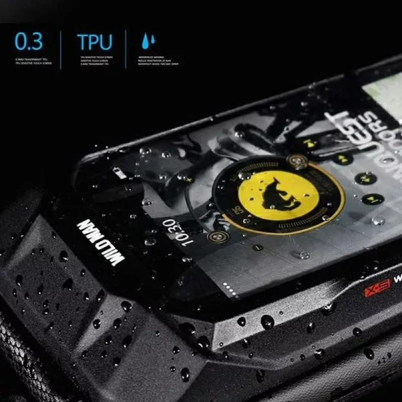 WILDMAN XS2 borsa da telaio per bici 1L nero