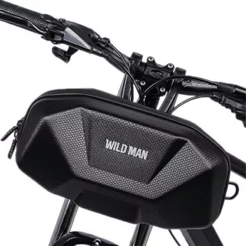 WILDMAN X9 borsa da telaio per bici 3,5L nero