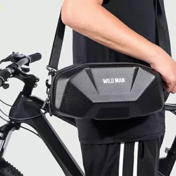 WILDMAN X9 borsa da telaio per bici 3,5L nero