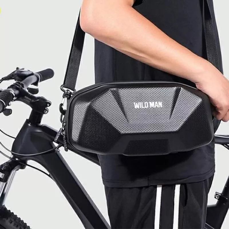 WILDMAN X9 borsa da telaio per bici 3,5L nero