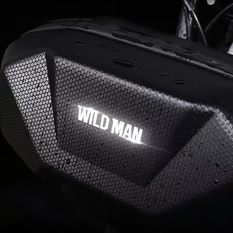 WILDMAN X9 borsa da telaio per bici 3,5L nero