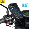 WILDMAN FK2 Borsa da telaio per bici con supporto smartphone, nero