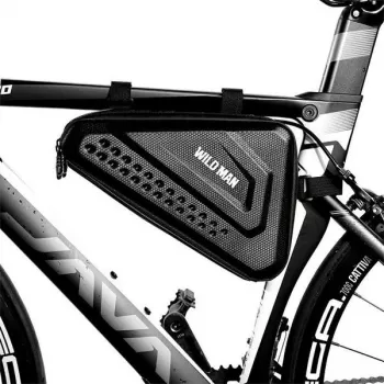 WILDMAN ES19 Borsa da tubo orizzontale per bici 1L nero