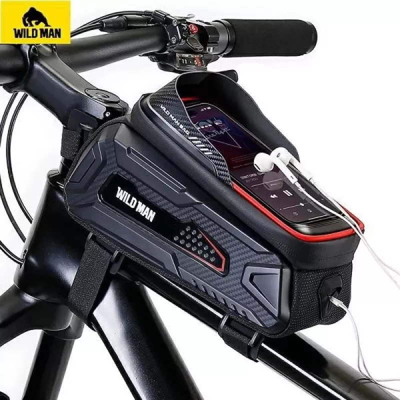 WILDMAN Borsa da telaio per bici M M30 1L nero