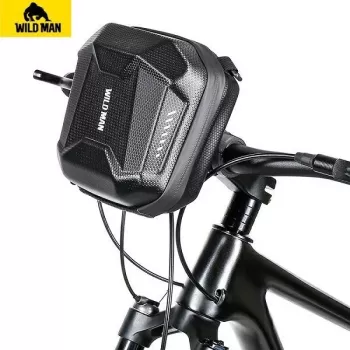 WILDMAN E18 Borsa da telaio per bici 3L, nero