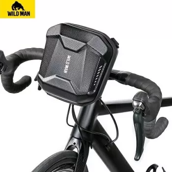 WILDMAN E18 Borsa da telaio per bici 3L, nero