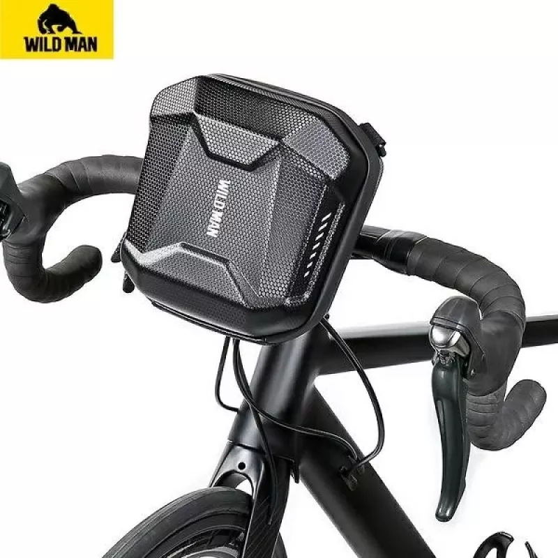 WILDMAN E18 Borsa da telaio per bici 3L, nero