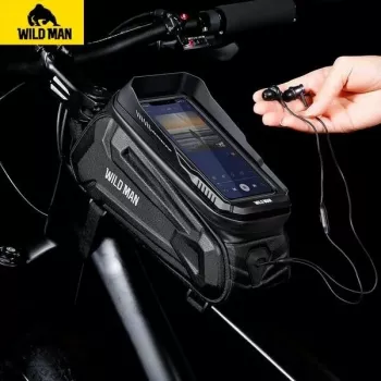 WILDMAN XT5 borsa da telaio, nero