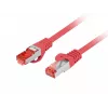 LANBERG Cavo patch Cat.6 S/FTP LSZH 20m rosso Fluke Passed