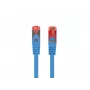 LANBERG Cavo patch Cat.6 S/FTP LSZH 20m blu Fluke Passed