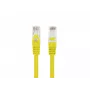 LANBERG Cavo patch Cat.6 UTP LSZH 20m giallo Fluke Passed