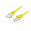LANBERG Cavo patch Cat.6 UTP LSZH 20m giallo Fluke Passed