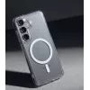 Crong Hybrid Clear Custodia magnetica MagSafe per Samsung Galaxy A37 / A36 (Trasparente)