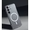Crong Hybrid Clear Custodia magnetica per Samsung Galaxy A57, Trasparente, compatibile MagSafe