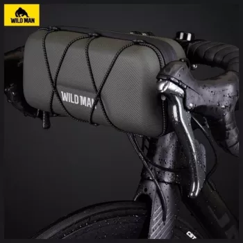 WILDMAN GD8 Borsa da manubrio per bici verde