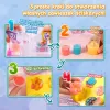 LEAN TOYS Set creativo in plastica per creare squishy decorativi dessert e fiori fai da te