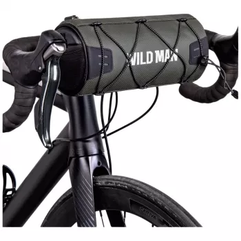 WILDMAN GX300 borsa da telaio per bicicletta 2L, nero