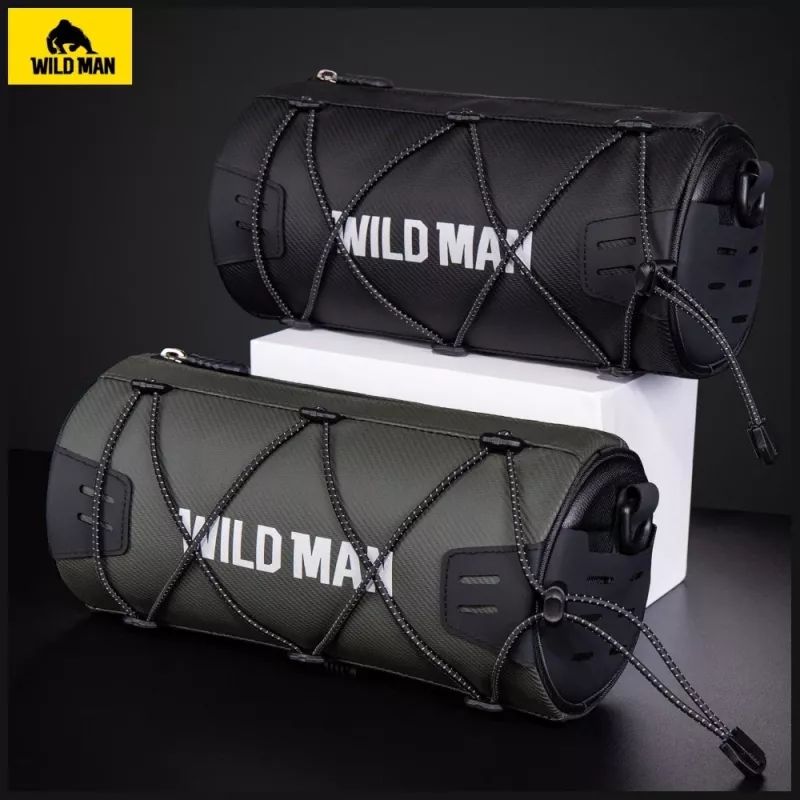 WILDMAN GX300 borsa da telaio per bicicletta 2L, nero