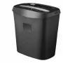 Deli E9947 distruggidocumenti a particelle, capacità 10 fogli, contenitore 18L, nero