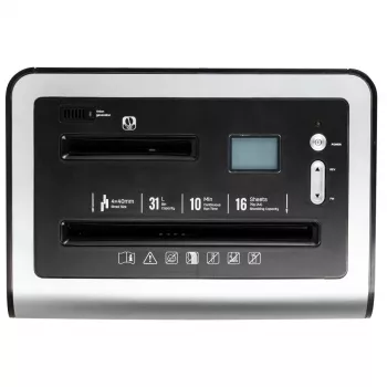 DELI E9917EU distruggidocumenti a taglio incrociato, 10 fogli, 20L, nero