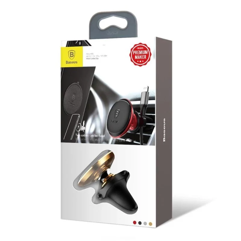 Baseus Supporto magnetico per bocchette aria auto dorato