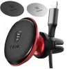 BASEUS Supporto magnetico per bocchette aria auto rosso
