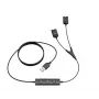 Yealink Cavo USB/QD Trainer per serie YHS (USB a QD) - Nero