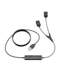 Yealink Cavo USB/QD Trainer per serie YHS (USB a QD) - Nero