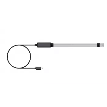 Yealink cavo telefonico (1 pezzo) - cavo splitter cuffia RJ9 25 cm nero