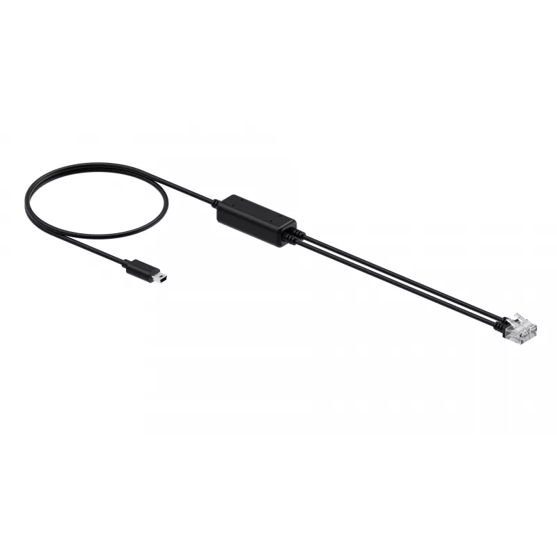 Yealink cavo telefonico (1 pezzo) - cavo splitter cuffia RJ9 25 cm nero
